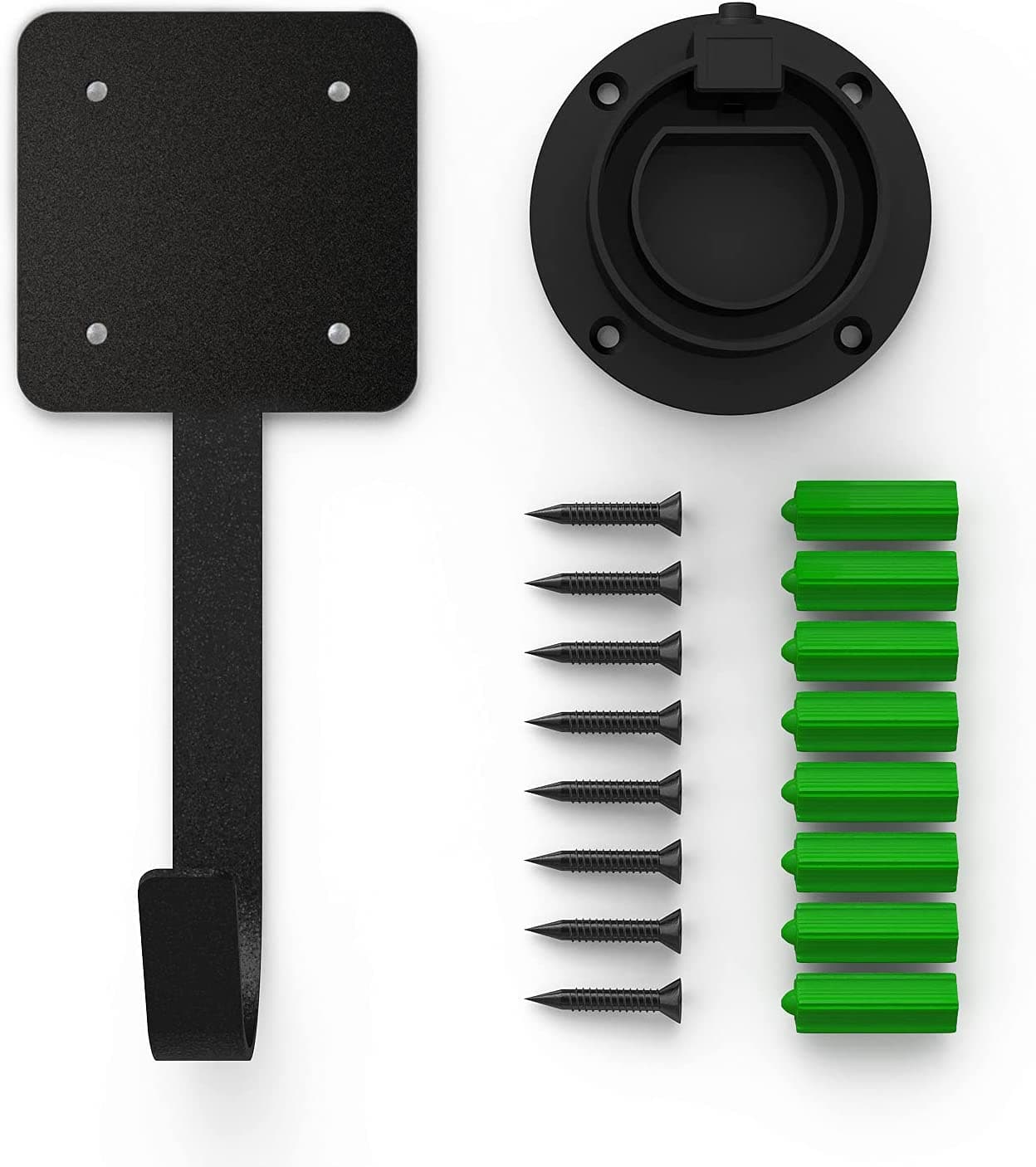 MAX GREEN Type 2 EV Ladegerät Düse-Holster-Dock und J-Hook-Kombination